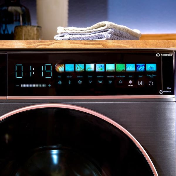 Cecotec Bolero DressCode 10900 Autodose Inverter FullColor Steel A vaskemaskine Front-læsning 10 kg 1400 rpm Stål