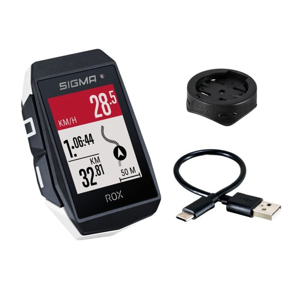Sigma Sport 01031 cykeldatorer 4,5 cm (1.77") Trådlös cykeldator Svart, Vit