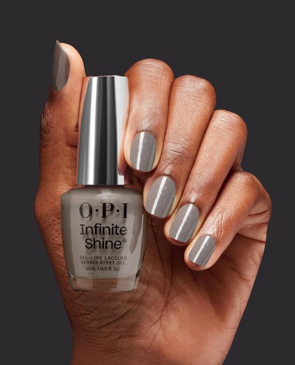 Pikkukuva 4 / 4: OPI Infinite Shine kynsilakka 15 ml Harmaa Kimmellys