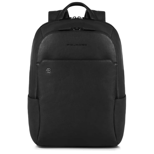 Piquadro CA3214B3/N rygsæk Sort Læder, Polyester