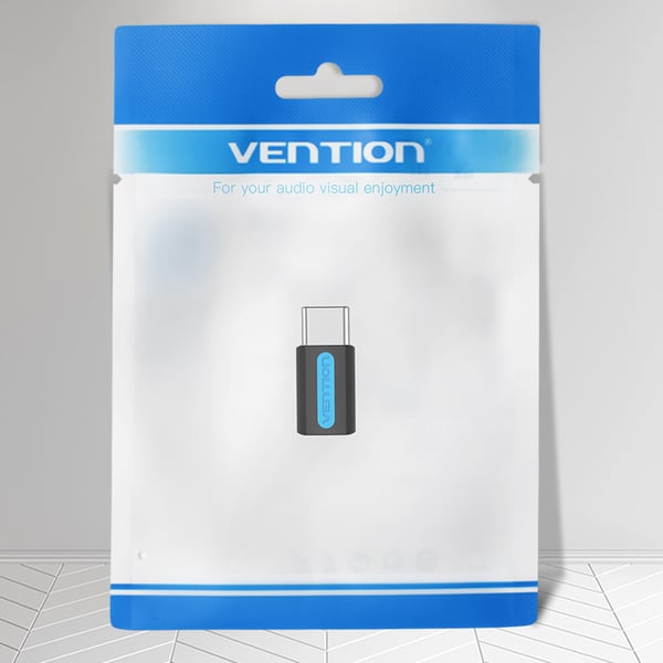 Vention CDXB0 kabelomvandlare (hane/hona) USB C Micro USB B Svart