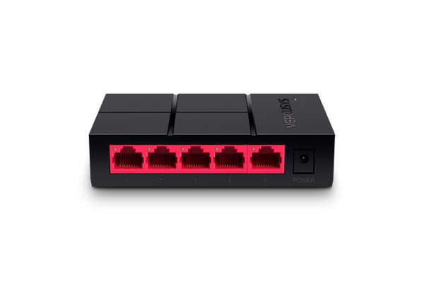 Mercusys MS105G netværksswitch Ikke administreret Gigabit Ethernet (10/100/1000) Sort