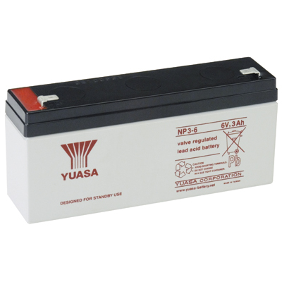 Yuasa NP3-6 UPS batteri Blybatterier (VRLA) 6 V