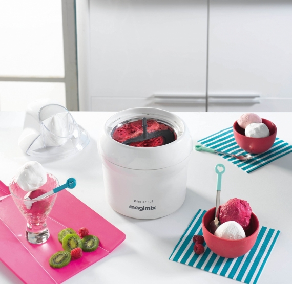 Magimix Glacier Gelkapsel-glassmaskin 1,5 l 15 W Vit