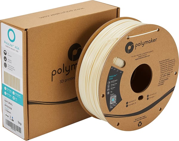 Miniatyrbild 5 av 8: Polymaker PF01006 Material för 3D-utskrifter Akrylonitrilstyrenakrylat (ASA) 1 kg