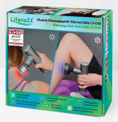 Miniatyrbillede 8 af 9: Technaxx LifenaXX LX-041 massageapparat Universel Grå