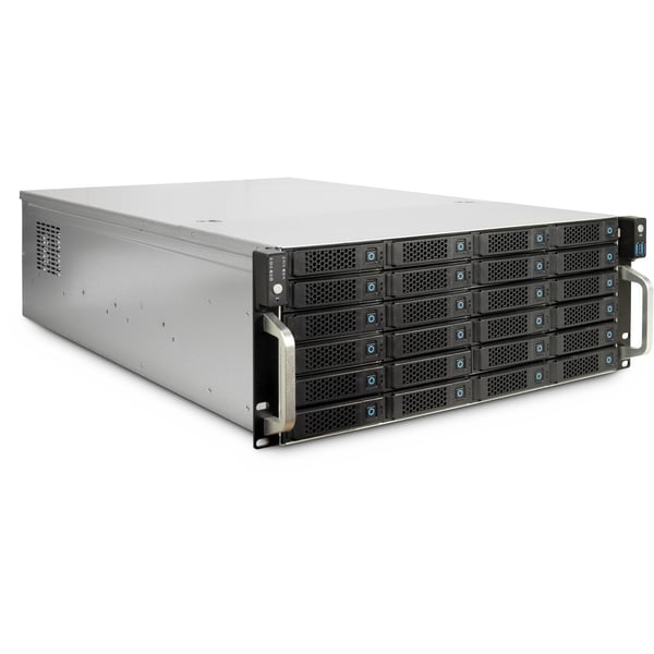 Miniatyrbillede 1 af 15: Inter-Tech 4U-4724 HDD kabinet Grå 2.5/3.5"