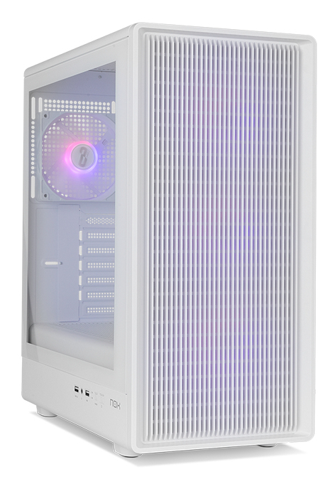 NOX Infinity IOTA Midi Tower Hvid