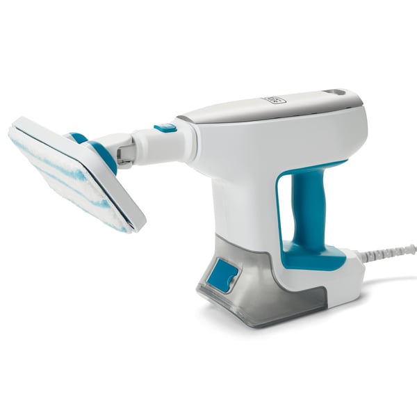 Black & Decker BHSM15FX10-QS ångtvätt Bärbar ångtvätt Blå, Silver, Vit