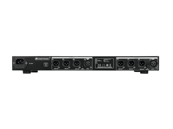 Omnitronic 10355636 lyd crossover Aktiv overgang