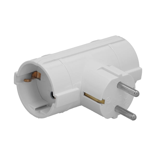 Wolfpack Adaptador Doble Schuko 16 A 250 V. Wolfpack Adaptador Doble Schuko 16 A 250 V.