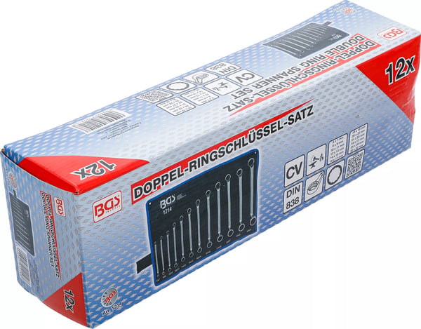 Miniatyrbild 4 av 7: BGS technic Double Ring Spanner Set