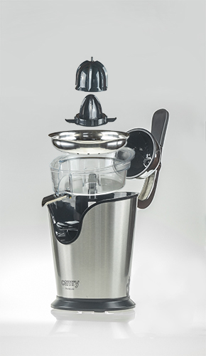 Camry Premium CR 4006 elektrisk citruspress 500 W Svart, Silver