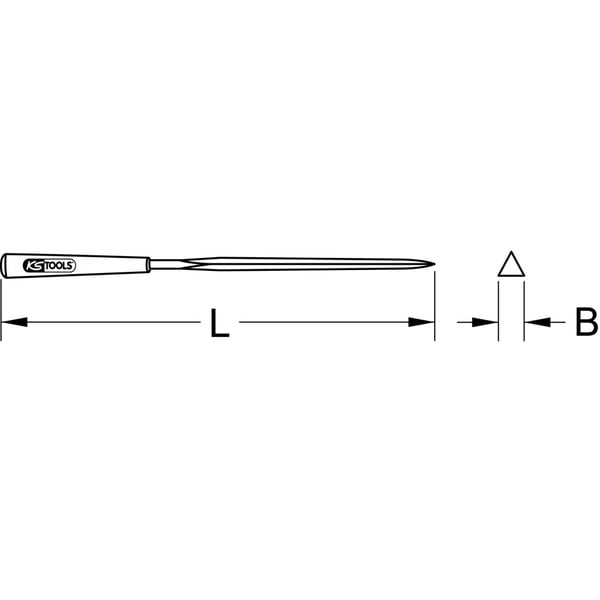 Miniatyrbillede 2 af 2: KS Tools 140.3055 fil & rasp