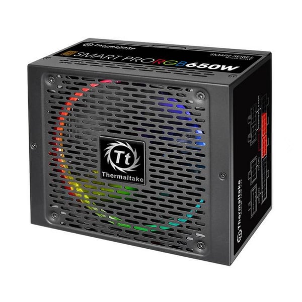 Pikkukuva 6 / 6: Thermaltake Smart Pro RGB virtalähdeyksikkö 650 W 24-pin ATX ATX Musta