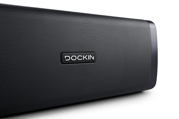 DOCKIN D Fine Bärbar stereohögtalare Svart 50 W