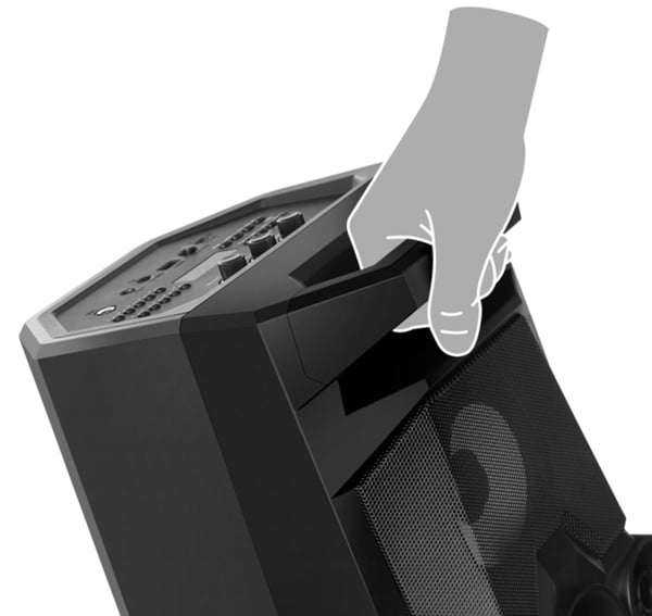 Pikkukuva 11 / 12: SVEN PS-650 Kannettava ja juhlakaiutin Kannettava monokaiutin Musta 50 W
