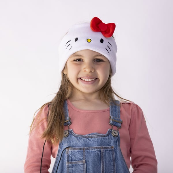 Miniatyrbild 12 av 14: OTL Technologies Hello Kitty HK0798 hörlur och headset Hörlurar Kabel Huvudband Musik Röd, Vit
