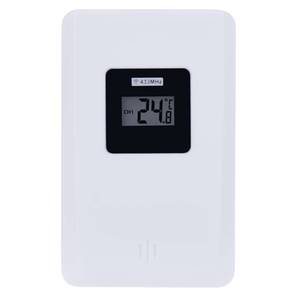 Miniatyrbillede 3 af 5: Emos E0127 termometer til miljøet Elektronisk miljøtermometer Indendørs/udendørs Hvid