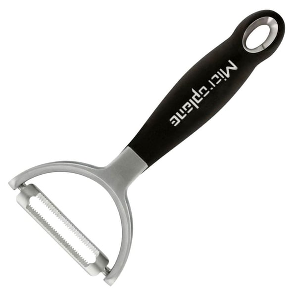 Microplane 48082 grönsaksskalare Frukter Y-skalare Svart, Rostfritt stål