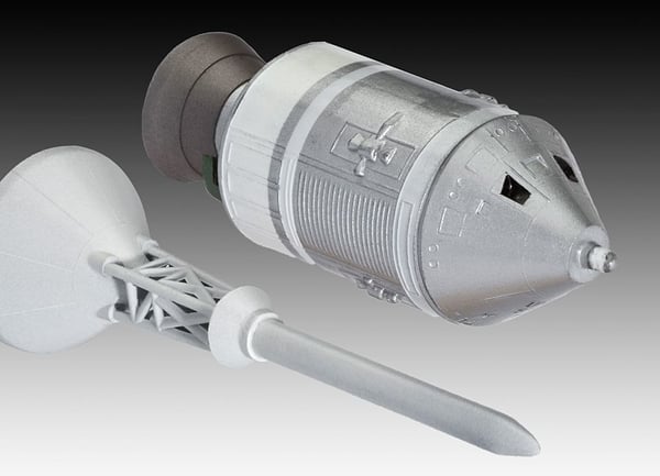 Miniatyrbild 3 av 8: Revell Apollo Saturn V Rymdraketmodell Monteringssats 1:144