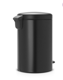 Brabantia 114106 skraldespand 20 L Rund Sort