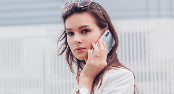 Moshi Vitros mobiltelefon etui 14,7 cm (5.8") Designetui Lyserød, Transparent