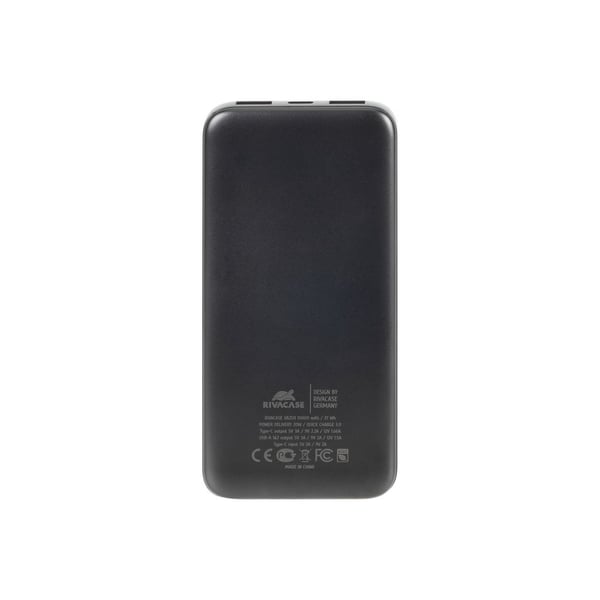 Miniatyrbillede 6 af 6: Rivacase VA2511 powerbank 10000 mAh Sort