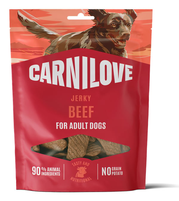 CARNILOVE 101112423 godbid til hund og kat Snacks Bøf 100 g