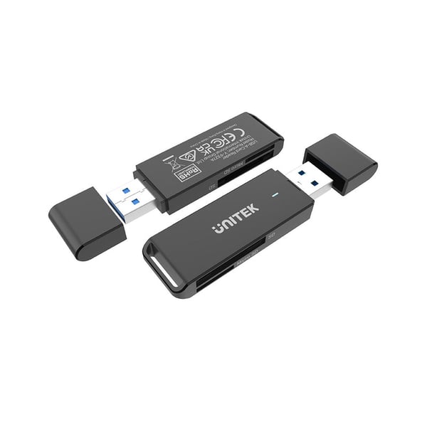 UNITEK Y-9327A kortinlukija USB 3.2 Gen 1 (3.1 Gen 1) Type-A Musta