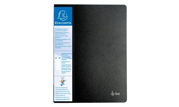 Exacompta 88201E folder Polypropylen (PP) Sort A4 Exacompta 88201E folder Polypropylen (PP) Sort A4