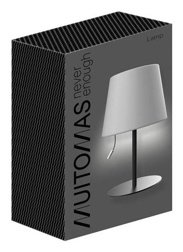 Miniatyrbillede 3 af 3: Muitomas DREAMLAMPBK bordlampe Sort, Hvid