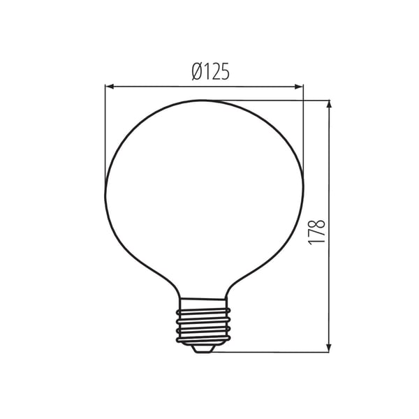 Kanlux S.A. 33511 LED-lampe Varm hvid 2700 K 11 W E27 D