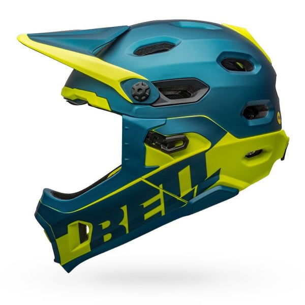 Bell Helmets Super DH MIPS Blå, Lime
