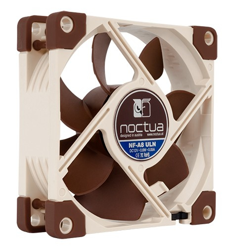Miniatyrbillede 5 af 6: Noctua NF-A8 ULN Computerkølesystem Computerkabinet Ventilator 8 cm Beige, Brun