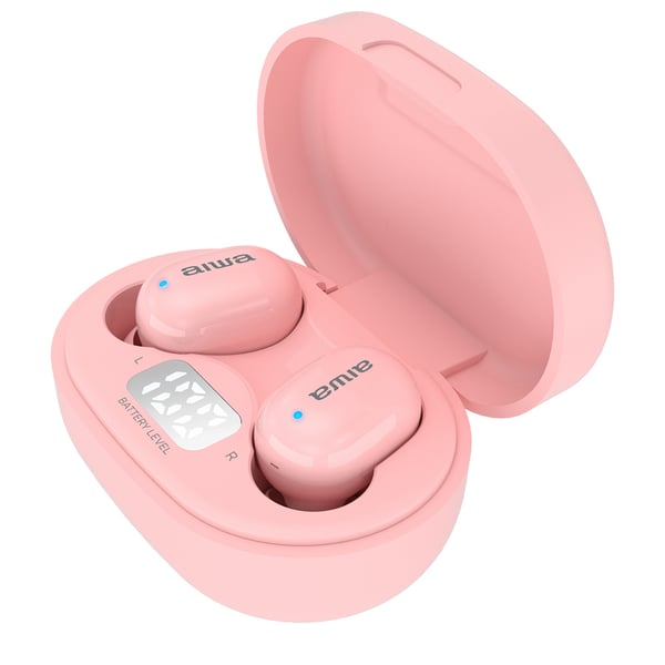 Aiwa EBTW-150PK hörlur och headset Trådlös I öra Samtal/musik Bluetooth Rosa