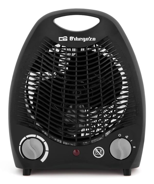 Miniatyrbild 2 av 2: Orbegozo FH 5129 inomhus Svart 2000 W Elektrisk värmefläkt