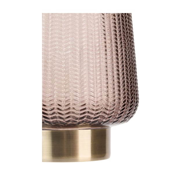 Pauleen Fabcy Glamour bordlampe E27 Messing, Brun