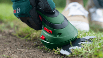 Miniatyrbillede 6 af 6: Bosch Isio batteridreven græssaks 8 cm 3,6 V Sort, Grøn