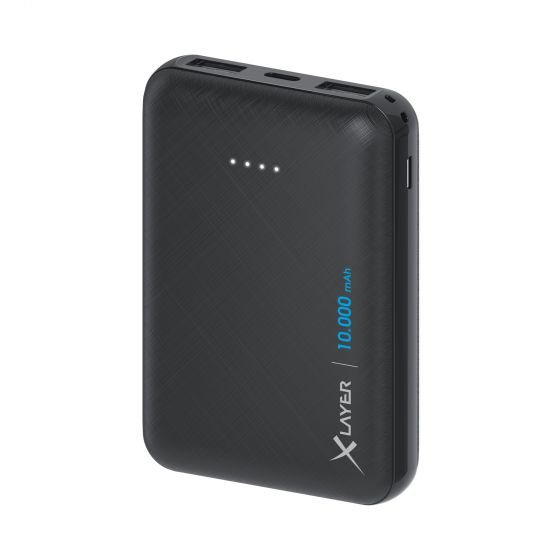 Pikkukuva 2 / 2: XLayer 217282 akku- ja paristolaturi Litium polymeeri (LiPo) 10000 mAh Musta