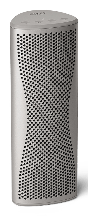 KEF Muo Bärbar stereohögtalare Silver 40 W
