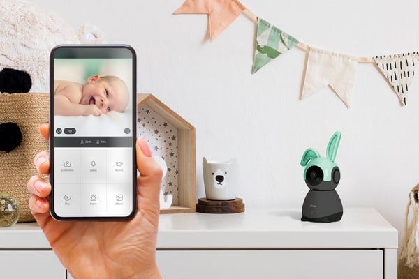 Miniatyrbillede 21 af 22: Alecto SMARTBABY10BK Wi-Fi Anthracit, Hvid