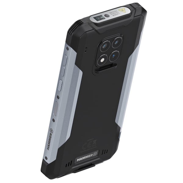 Pikkukuva 7 / 7: myPhone Hammer Construction 15,2 cm (6") Kaksois-SIM Android 12 4G USB Type-C 6 GB 128 GB 6000 mAh Musta, Hopea