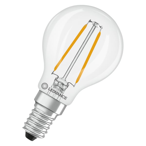 Miniatyrbillede 1 af 5: Ledvance LED DRÅBE 1,8W 827 KLAR E14 / LEDVAN LED CLASSIC P P 4099854468117