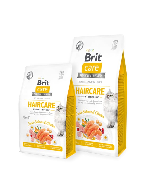 Brit Care torrfoder till katt 2 kg Vuxen Kyckling, Lax