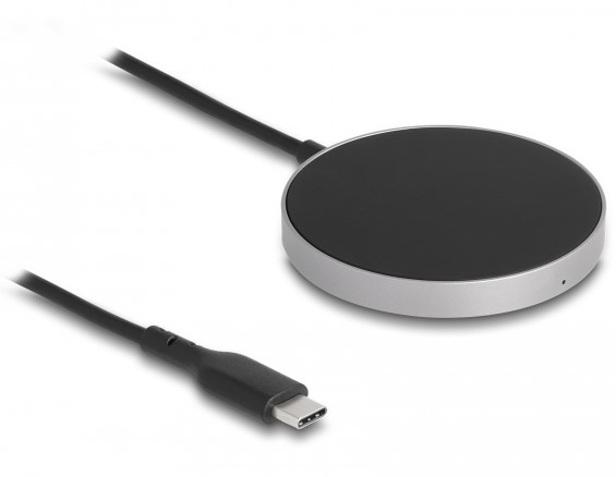 DeLOCK 66467 mobiililaitteen laturi Älypuhelin, Älykello Musta USB Langaton lataaminen Pikalataus Sisätila DeLOCK 66467 mobiililaitteen laturi Älypuhelin, Älykello Musta USB Langaton lataaminen Pikalataus Sisätila