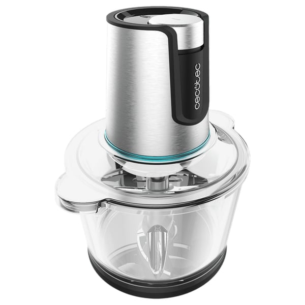 Miniatyrbillede 7 af 12: Cecotec 04859 elektrisk madhakker 0,5 L 500 W Sort, Sølv, Transparent