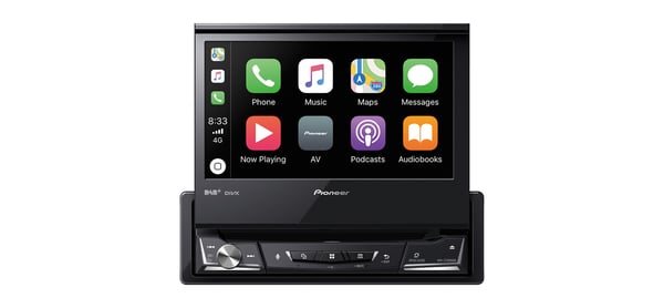 Miniatyrbillede 1 af 3: Pioneer AVH-Z7200DAB bil media receiver Sort Bluetooth