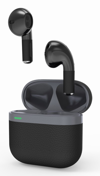 Gembird TWS-02-BK hovedtelefoner/headset Trådløs I ørerne Opkald/musik Bluetooth Sort, Grå