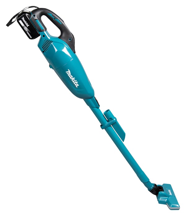 Miniatyrbild 10 av 14: Makita DCL284FZB upprättstående dammsugare och elektrisk sopborste Skaftdammsugare, 2-i-1 Batteri Torr Svart, Turkosblå